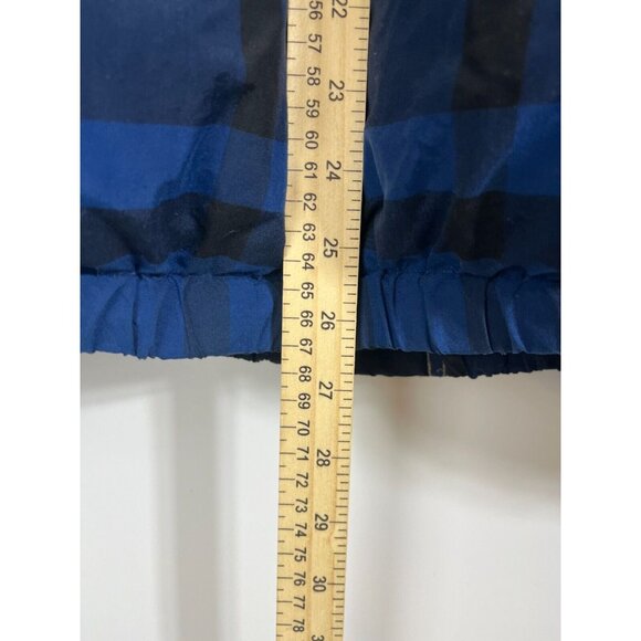 VTG Polo Ralph Lauren Sport Men's Blue Checkered Down Puffer Jacket Sz XL - Picture 10 of 10